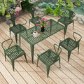 Leisure Outdoor Table And Chair Combination Iron Art Open-air Garden Table Terrace Outdoor Courtyard Balcony Table And Chair Table And Chair