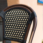 Milk Tea Shop Coffee Shop Outdoor Leisure Tables And Chairs PE Imitation Rattan Tables And Chairs American Rattan Chairs Three Piece Tea Table