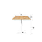 Teak Outdoor Tables And Chairs Leisure Courtyard Open Yard Villa Rattan Chair Outdoor Solid Wood Long Table Rattan Table And Chair Combination