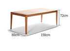 Outdoor Solid Wood Leisure Sofa Double Single Sofa Combination Outdoor Courtyard Garden Terrace Balcony Rattan Sofa
