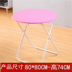 Folding Table Household Dining Table Simple Round Table Four Person Square Table Small Family Portable Outdoor Stall Balcony Table