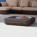 Outdoor Rattan Chair Sofa Pastoral Leisure Rattan Cloth Sofa Combination Large And Small Family Living Room Corner Rattan Sofa