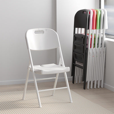 Folding Chair Portable Backrest Plastic Chair Simple Stool Stall Chair Training Chair Office Chair Computer Chair