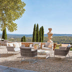 Rattan Chair Sofa Living Room Combined Balcony Outdoor Furniture Rope Outdoor Rattan Rope Sofa Leisure Courtyard Garden