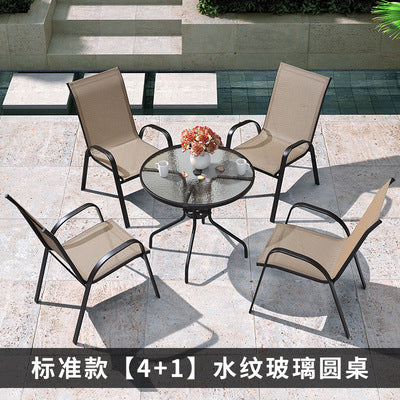 Outdoor Tables And Chairs Courtyard Outdoor Seats Garden Leisure Furniture Outdoor Balcony Teslin Waterproof External Swing Armchair