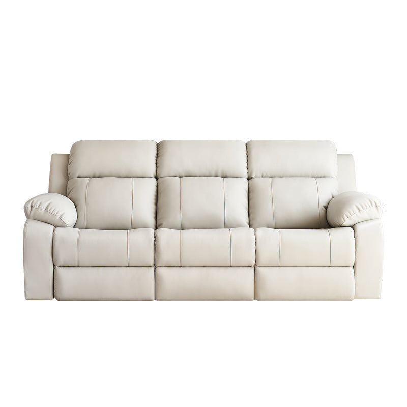 3 Seat Automatic Adjustable Recliner Sofa with USB, Cup Holder, Socket
