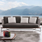Nordic Simple Outdoor Balcony Sofa Outdoor Villa Sofa Coffee Table Combination Living Room Courtyard Leisure Furniture