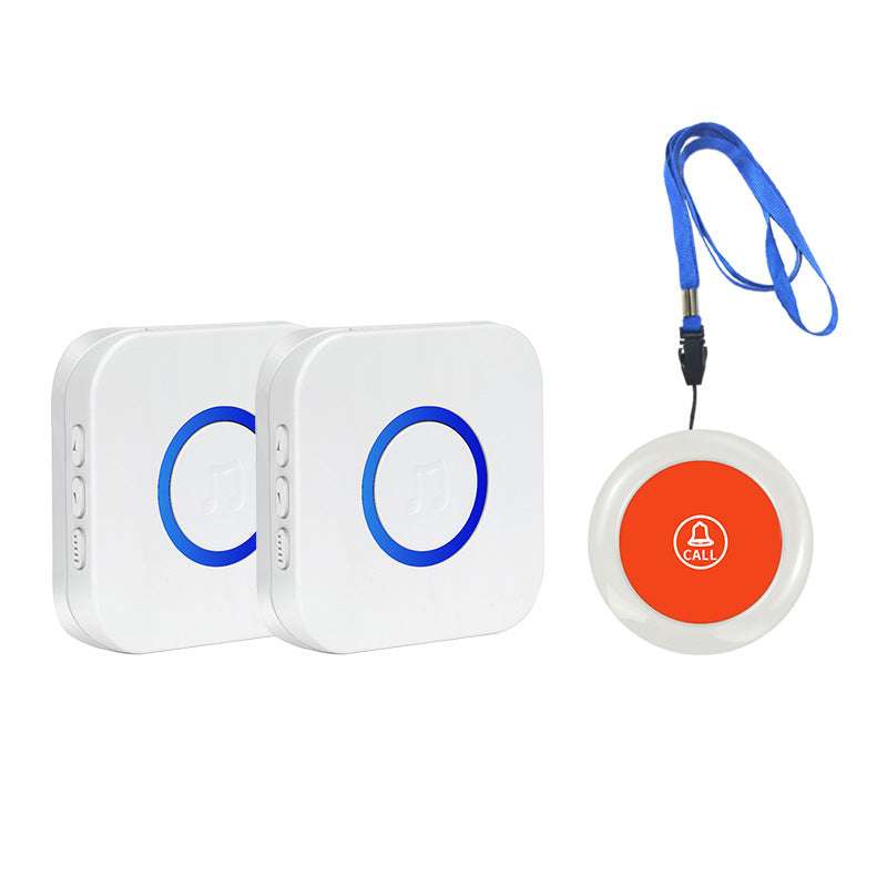Cord type button elderly pager wireless remote help device patient care bell emergency call bell