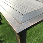 Outdoor Tables And Chairs Courtyard Garden Villa Terrace Balcony Outdoor Leisure Chair Combination Suit Plastic Wood Tables And Chairs