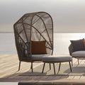 Leisure Balcony Small Sofa Bird's Nest Landing Garden Villa Rattan Chair Lazy Bed Outdoor Indoor Resort Furniture