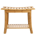 Bamboo Hotel Household Bathroom Stool Bathroom Stool Towel Stool Non Slip Stool Storage Stool