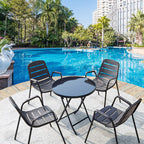 Outdoor Teng Chair Table And Chair Balcony Chair Rattan Chair Tea Table Three Piece Set Of Terrace Furniture Rattan Leisure Chair Garden Furniture