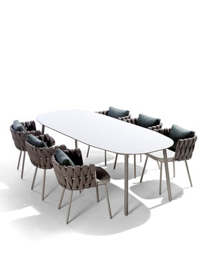 Nordic Outdoor Tables And Chairs Balcony Designer Rope Outdoor Villa Courtyard Garden Living Room Terrace Rattan Tables And Chairs