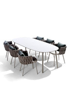 Nordic Outdoor Tables And Chairs Balcony Designer Rope Outdoor Villa Courtyard Garden Living Room Terrace Rattan Tables And Chairs