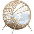 Outdoor Rattan Woven Bird's Nest Leisure Lazy Rattan Chair Circular Landing Studio Children's Photography Props Swing Home Stay Balcony