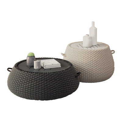 Outdoor Furniture Combination Nordic Rattan Art Sofa Outdoor Villa Courtyard Balcony Rattan Sofa Chair Combination