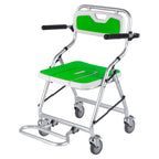 Folding elderly toilet chair wholesale bath chair toilet chair aluminum alloy mobile toilet chair