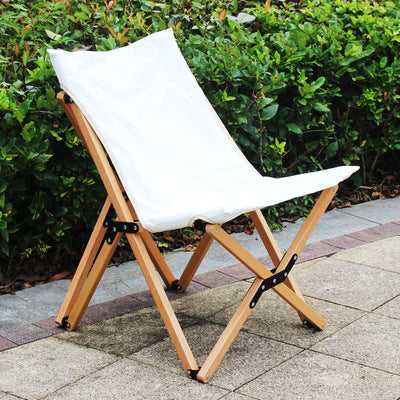 Camping Beach Back Butterfly Chair Mountain Camping Portable Canvas Lounge Chair Outdoor Leisure Folding Chair