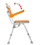 Non perforated bathroom stool folding bath chair antiskid bath chair stroke hemiplegic elderly bath stool