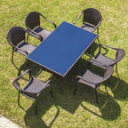 Rattan Chair Combination Outdoor Leisure Courtyard Rattan Table And Chair Tea Table Combination Outdoor Balcony Table And Chair Outdoor Rattan Table And Chair