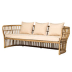 Rattan Chair Sofa Outdoor Leisure Combination Living Room Rattan Balcony Sunscreen Waterproof Outdoor Home Stay Villa Courtyard Furniture
