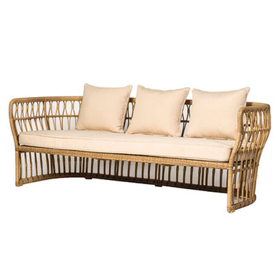 Rattan Chair Sofa Outdoor Leisure Combination Living Room Rattan Balcony Sunscreen Waterproof Outdoor Home Stay Villa Courtyard Furniture