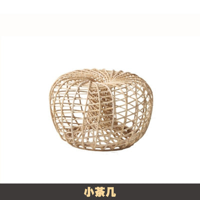 Rattan Sofa Outdoor Garden Southeast Asian Style Rattan Balcony Small Tea Table Indoor Courtyard Outdoor Furniture Combination