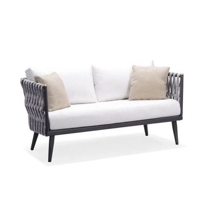 Nordic Outdoor Furniture Balcony Model Room Rattan Sofa Table And Chair Combination Garden Hotel Villa Courtyard Rattan Chair