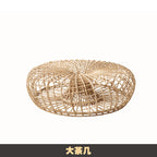 Rattan Sofa Outdoor Garden Southeast Asian Style Rattan Balcony Small Tea Table Indoor Courtyard Outdoor Furniture Combination