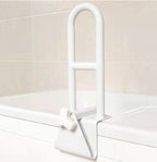 The bathtub handrails are perforated free for the elderly, pregnant women and children. The bathtub is anti-skid and the safety handrails are used for getting up