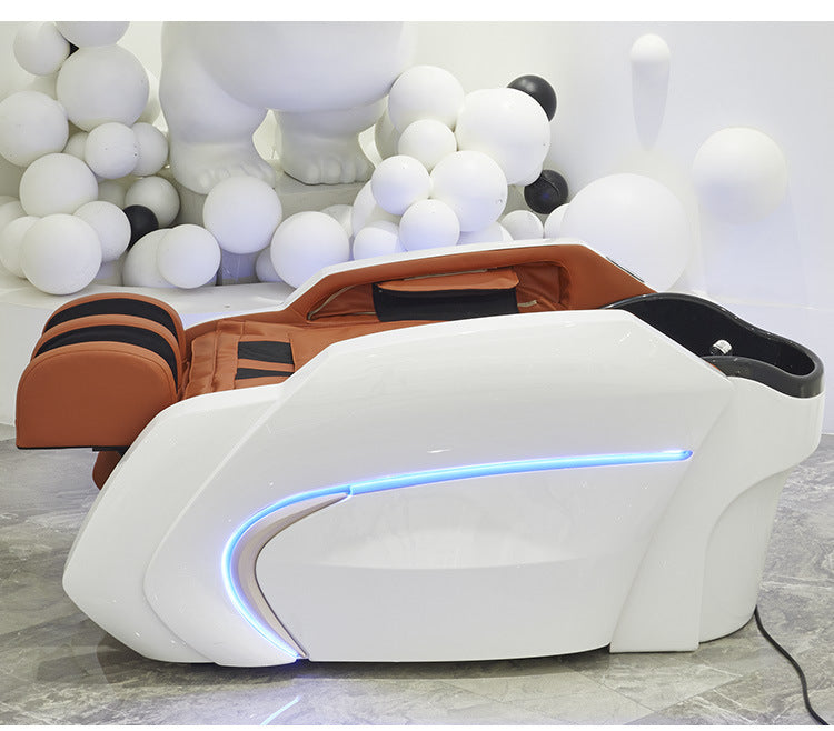 Intelligent electric water circulation head massage shampoo bed special bed for barber shop hairdressing salon hairdressing massage bed