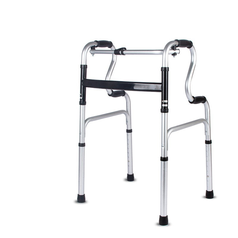 Aluminium Quadrangular Crutch Walking Aid for the Elderly and Disabled - 7012