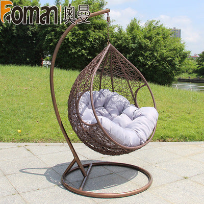 Outdoor Hanging Chair Hanging Basket Chair Room Swing Rattan Chair Household Lazy Hanging Orchid Chair Swing Indoor Balcony Leisure