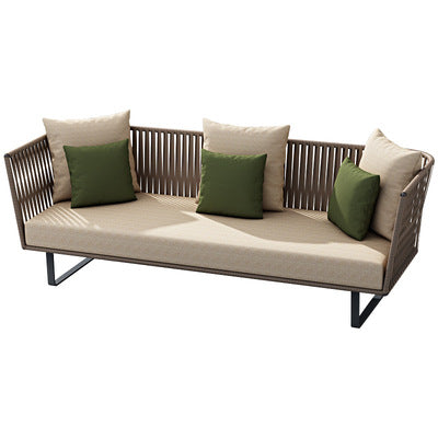 Nordic Outdoor Leisure Sofa Rattan Restaurant Courtyard Home Stay Garden Sales Department Milk Tea Shop Rattan Furniture Combination