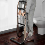 Aluminum alloy rising booster movable multi-function punching free armrest elderly bedside rising aid
