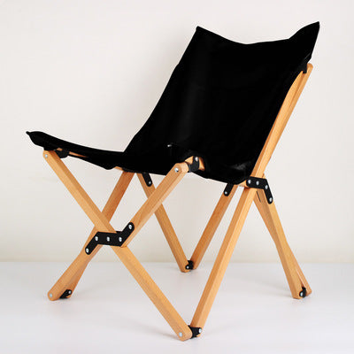 Camping Beach Back Butterfly Chair Mountain Camping Portable Canvas Lounge Chair Outdoor Leisure Folding Chair