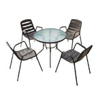 Outdoor Teng Chair Table And Chair Balcony Chair Rattan Chair Tea Table Three Piece Set Of Terrace Furniture Rattan Leisure Chair Garden Furniture