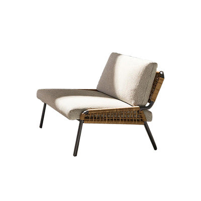 Nordic Outdoor Rattan Chair Balcony Leisure Rattan Furniture Courtyard Table And Chair Three Piece Set Garden Tea Table Combination Rattan Table And Chair