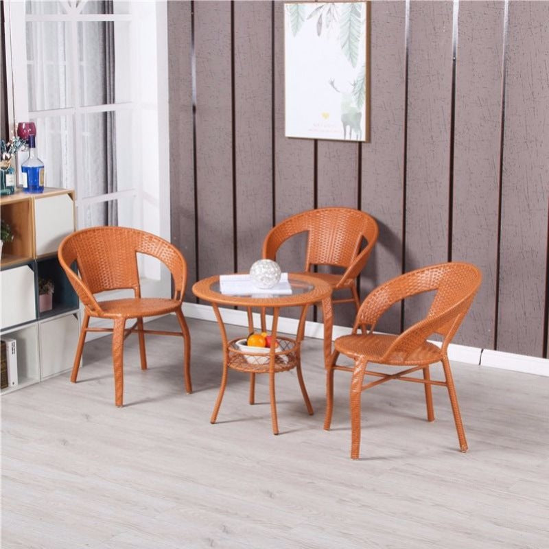 Outdoor Patio Side Table - Wicker Patio Bistro Set