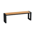 Qianmu Industrial Wind Iron Art Plastic Wood Dining Chair Garden Rest Area Table Milk Tea Shop American Open-air Dining Table And Chair Combination