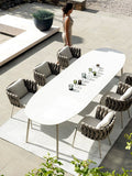 Nordic Outdoor Tables And Chairs Balcony Designer Rope Outdoor Villa Courtyard Garden Living Room Terrace Rattan Tables And Chairs