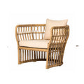 Rattan Chair Sofa Outdoor Leisure Combination Living Room Rattan Balcony Sunscreen Waterproof Outdoor Home Stay Villa Courtyard Furniture