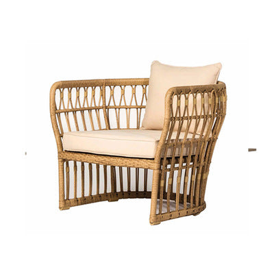 Rattan Chair Sofa Outdoor Leisure Combination Living Room Rattan Balcony Sunscreen Waterproof Outdoor Home Stay Villa Courtyard Furniture
