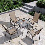 Outdoor Tables And Chairs Courtyard Outdoor Seats Garden Leisure Furniture Outdoor Balcony Teslin Waterproof External Swing Armchair