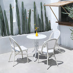 Outdoor Courtyard Net Cloth Table And Chair Combination Outdoor Open-air Cafe Milk Tea Shop Leisure Chair Balcony Garden Set