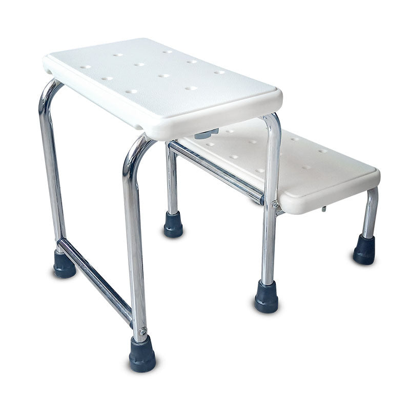 Elderly Bathing Chair Non slip Bathing Bathroom Toilet Small Bench Stepping Ottoman Walking Aid Arm Four corner Crutches