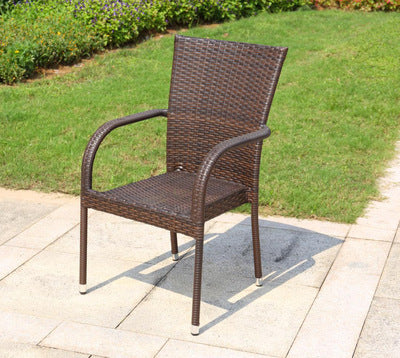 Rattan Chair Combination Outdoor Leisure Courtyard Rattan Table And Chair Tea Table Combination Outdoor Balcony Table And Chair Outdoor Rattan Table And Chair