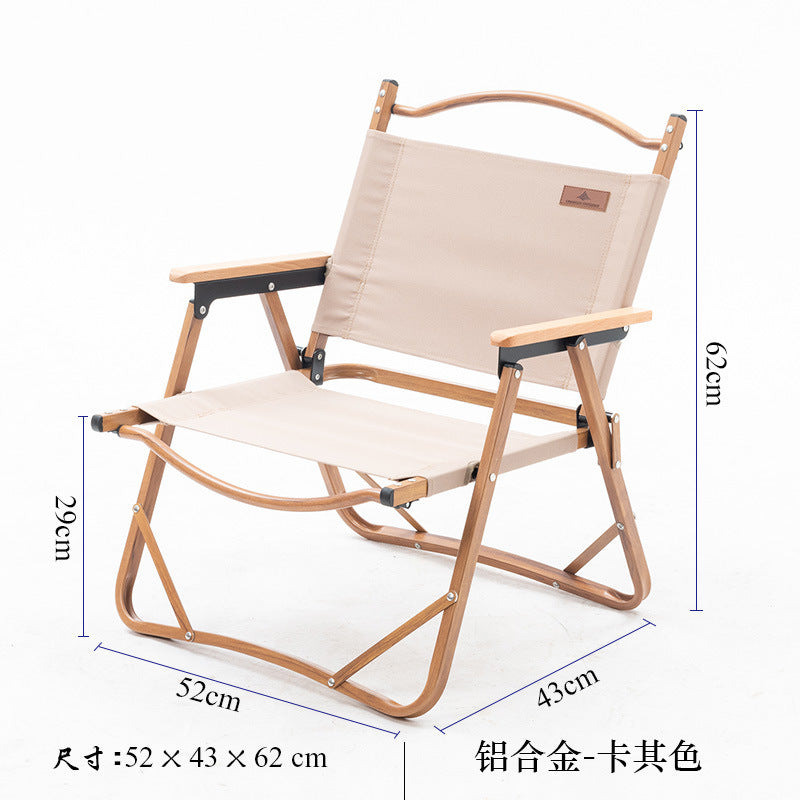 Beach Concert Camping Folding Chair with Handle and Shoulder Strap
