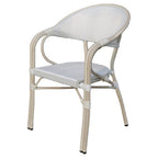 Outdoor Courtyard Net Cloth Table And Chair Combination Outdoor Open-air Cafe Milk Tea Shop Leisure Chair Balcony Garden Set