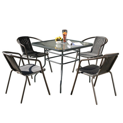 Rattan Chair Outdoor Furniture Balcony Tables And Chairs Rattan Furniture Outdoor Tables And Chairs Teng Chair Outdoor Rattan Chair Teng Chair Leisure Outdoor
